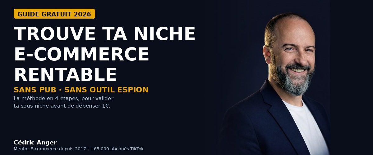 Guide Niches Rentables 2026 – Cédric Anger