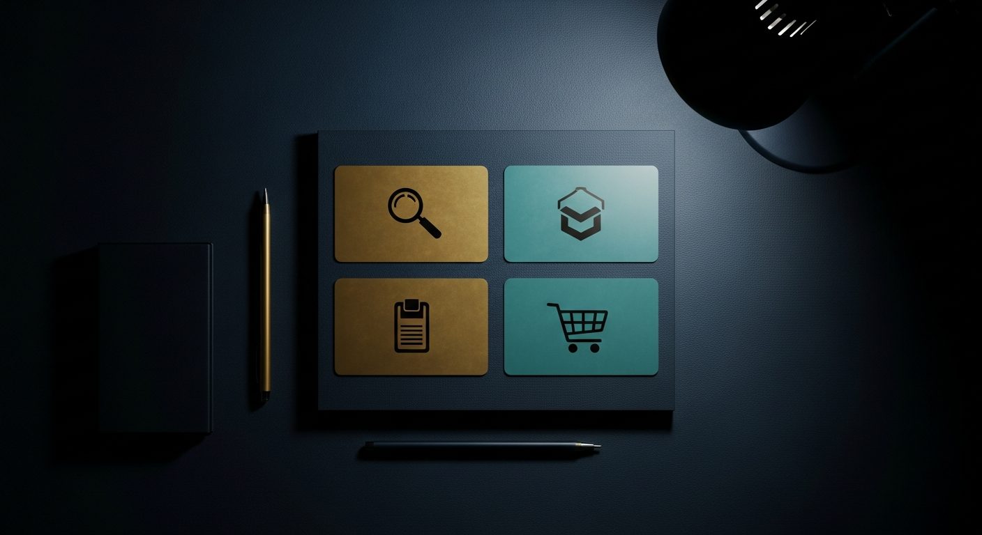 Les 4 axes d'analyse de l'audit Speed Ecom : SEO technique, contenu, UX, performance