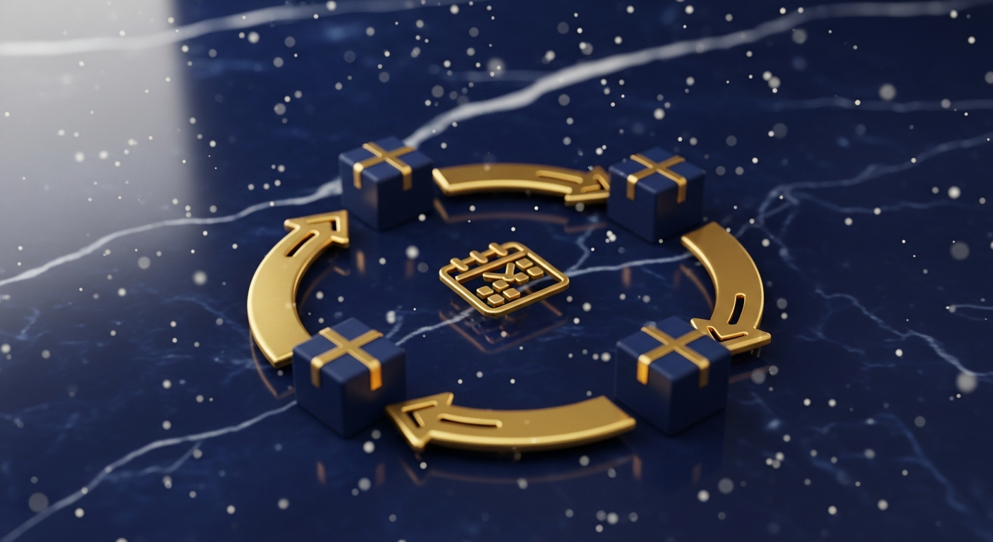 Applications Shopify abonnement navy gold cycle récurrent box