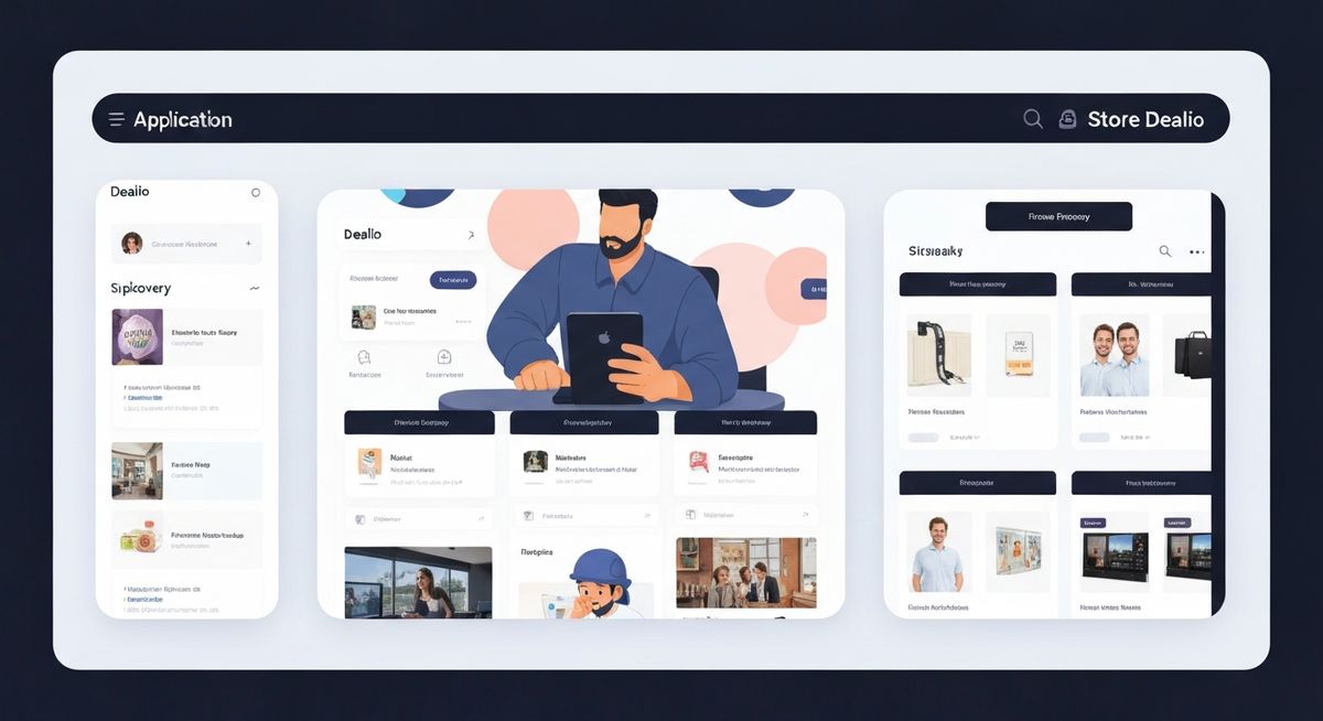 Application Dealio promotions remises package produits