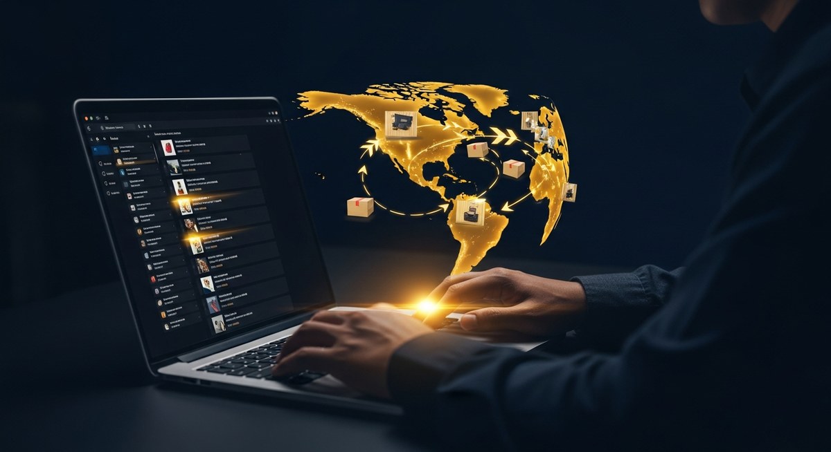 Client shopping soldes promotions Black Friday panier