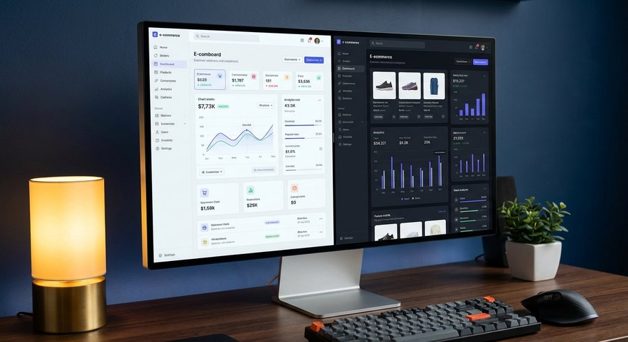 Comparaison de dashboards e-commerce