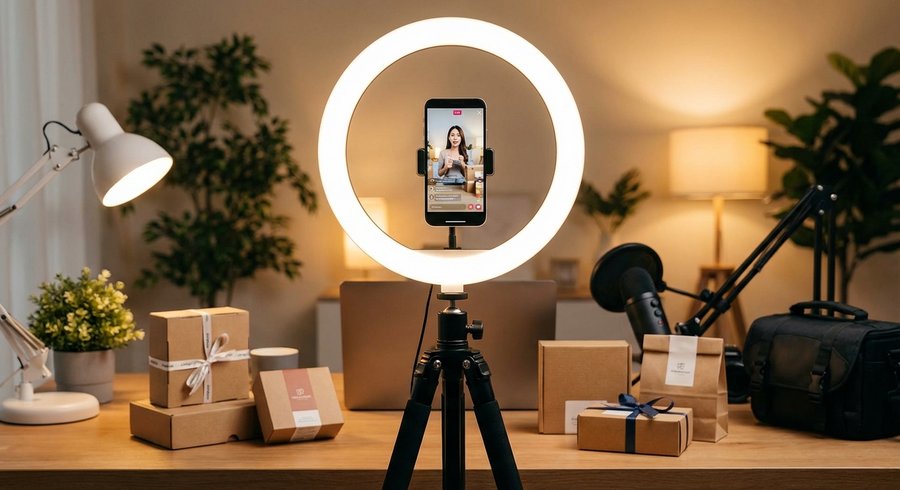 Setup live shopping TikTok Shop