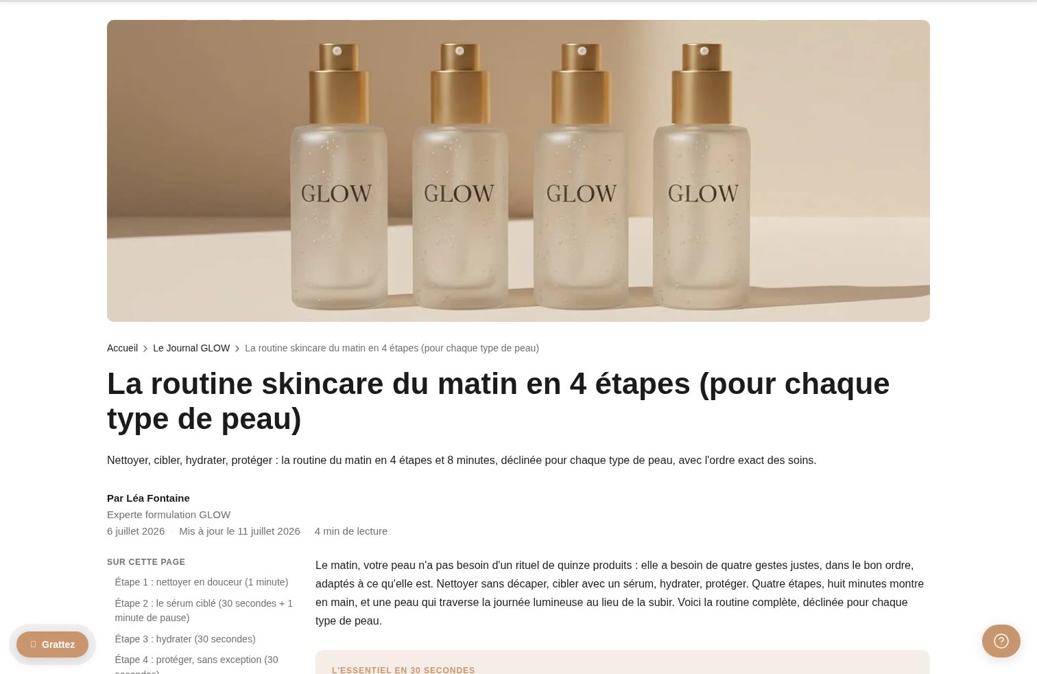 Aperçu Styles d'en-tête d'article sur la démo Speedfly