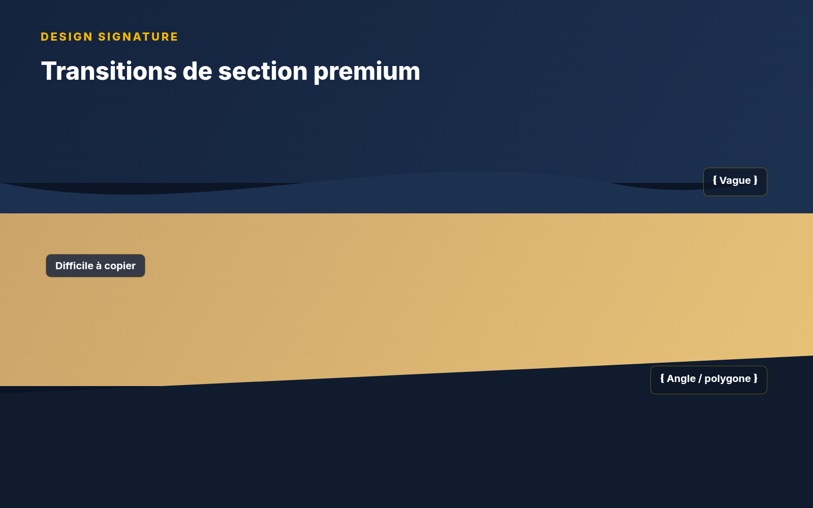 Capture Transitions de section premium : boutique GLOW Skincare sous Speedfly